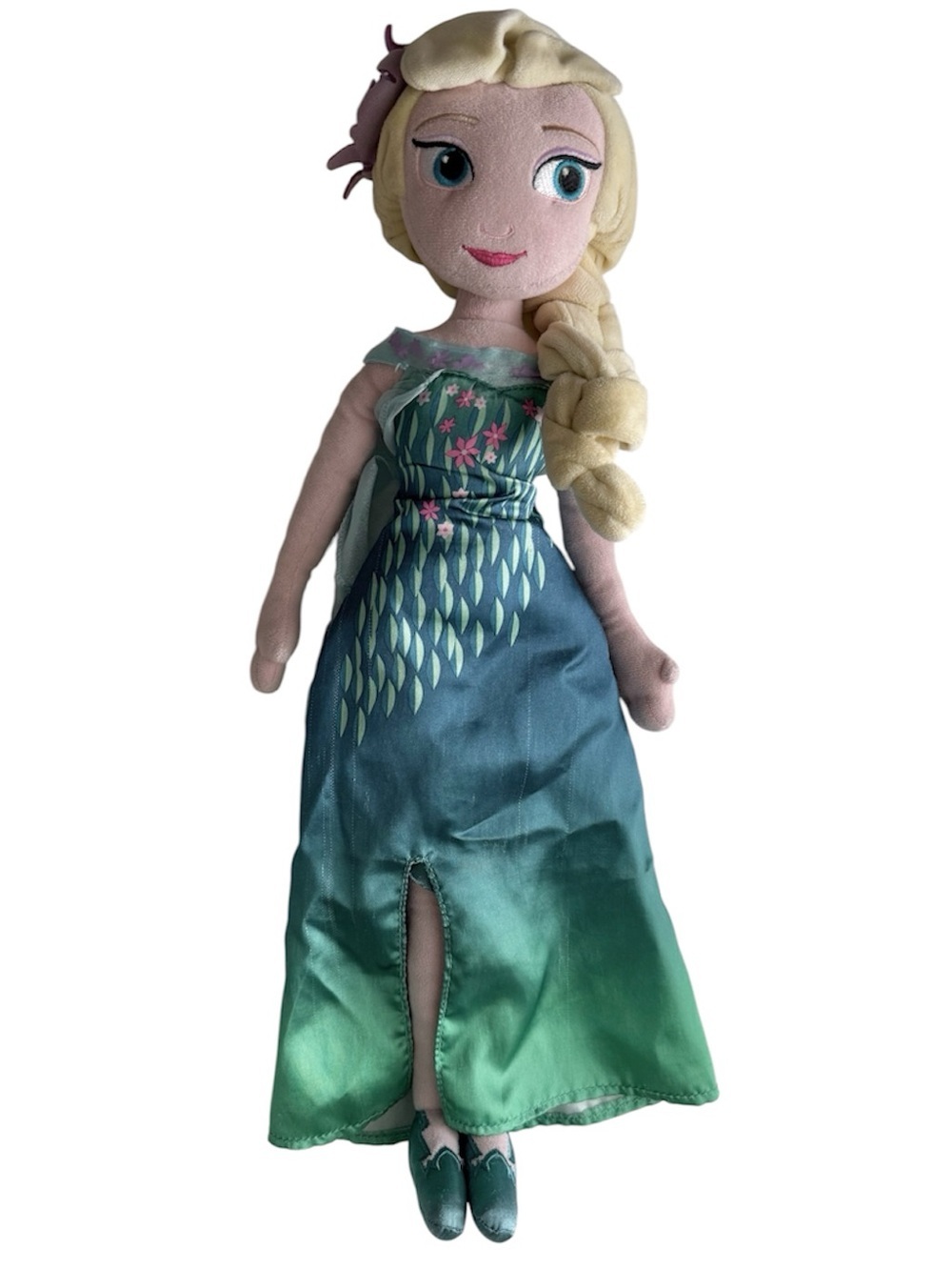 Disney Princess Elsa Doll in Green and Teal Gown